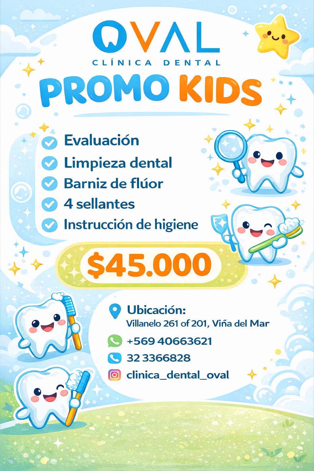 Promoción Oval Clínica Dental Viña del Mar