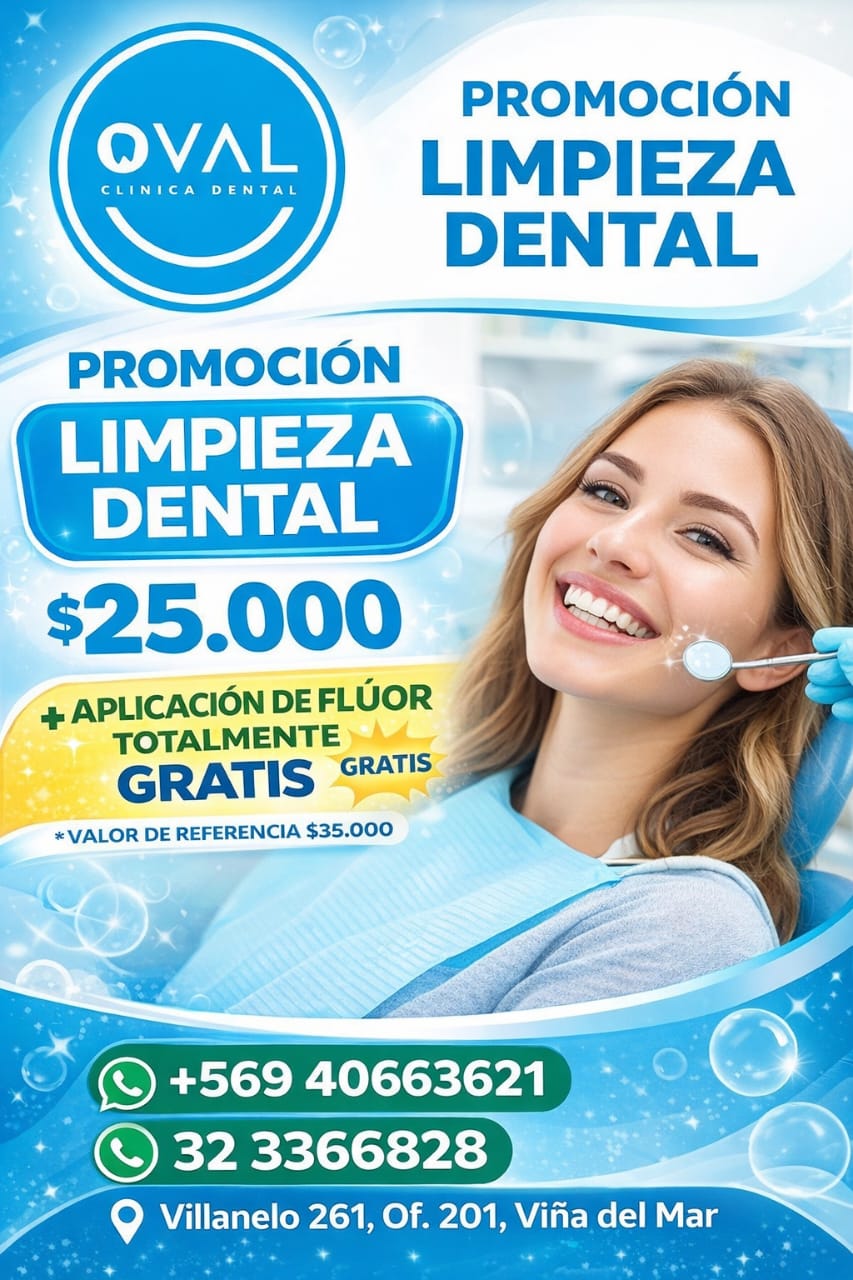Promoción Oval Clínica Dental Viña del Mar